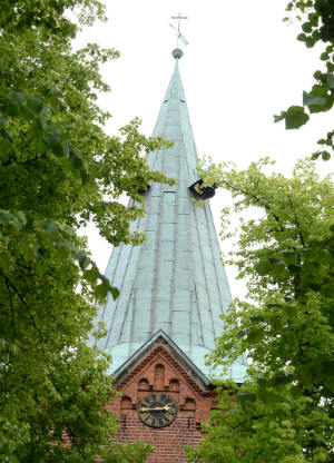 Die Kirchturmuhr von Bad Bevensen 